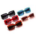 small rectangle frame sun glasses 2020 new arrivals retro fashion shades custom designer plastic sunglasses Women men 4384